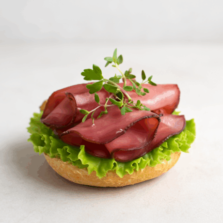 Schwarzwälder Schinken mit Remoulade und Salat
