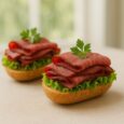 Geräucherte Rinderbrust Remoulade und Salat