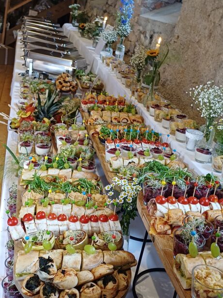 Weihnachtsfingerfood-Kreation klassisch ab 10 Personen